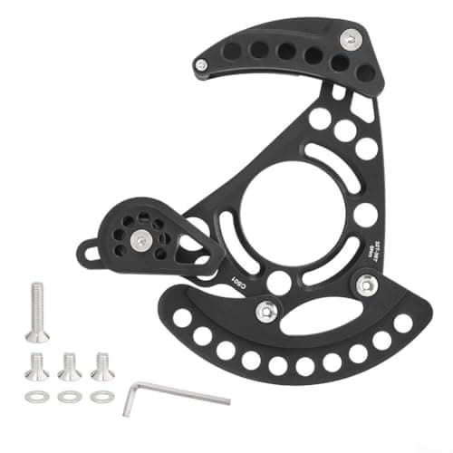 Image of Lightweight Chain Guide for Mountain Bike Single Disc 32T 38T Chainring with For ISCG03 ISCG05 Bottom Bracket Fit and Mounting Screws (Black)