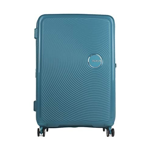 Image of American Tourister Soundbox - Hard Shell Suitcase 77 cm Large - Trolley Suitcase with 4 wheels, TSA Lock, Expandable & Light - 97/110 L - Green (Jade Green)