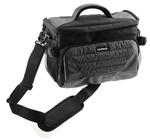 Image of Navitech Black Protective Portable Handheld Case and Travel Bag Compatible with The Kodak SCANZA Digital Film & Slide Scanner