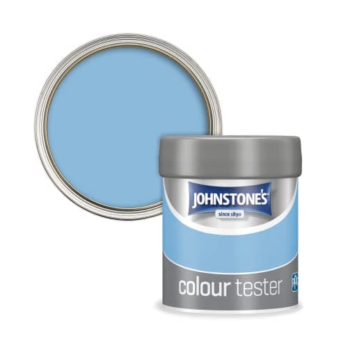 Image of Johnstone's - Wall & Ceiling Paint Tester Pots - Dynasty China - Emulsion Paint - Easy to Apply - Dry in 1-2 Hours - 75ml