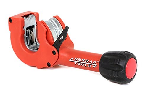 Image of Nerrad Tools NT4023 Adjustable Ratchet Action Copper/INOX Tube Cutter, Red/Black, 6-23 mm