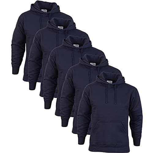 Image of Absolute Apparel Pack 5 AA Urban Pullover Hood AA22 Navy S