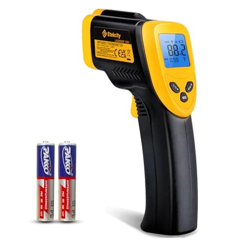 Image of Etekcity Infrared Thermometer, -50°C~610°C(-58°F~1130°F), Non-Contact Digital Laser Temperature Gun with LCD Display,for Cooking/Pizza/Oven/Refrigerator (Not for Human)