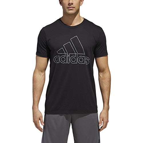 Image of adidas Women's Badge of Sport Soccer Tee, Black/White/Logo, X-Small