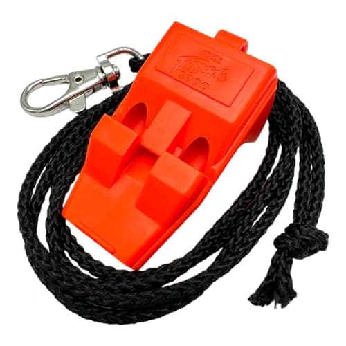 Image of ACME Tornado T2000 Emergency and Signal Whistle with Whistle Band (DG Orange/Bright Orange)