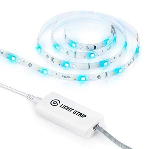 Image of Elgato Light Strip - Smart Light with 16 Million Colors Through RGBWW LEDs Including Warm/Cold White, App-Control via iOS/Android, PC/Mac, Stream Deck, Perfect for Gaming, Streaming and Home Setups