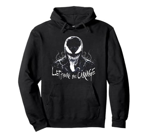 Image of Marvel Venom: Let There Be Carnage Eddie Brock and Venom Pullover Hoodie