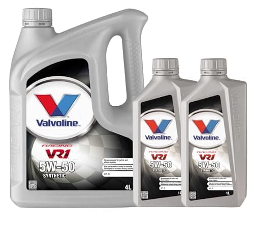 Image of WOL-Valvoline Premium 5W50 VR1 Fully Synthetic Racing Engine Oil 873434 ACEA A3/B4 Car Oil (6L)