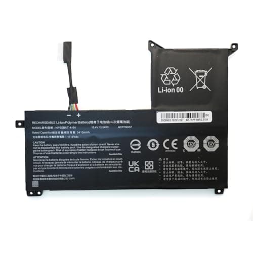 Image of NP50BAT-4-54 Laptop Battery Replacement for CLEVO NP70 X17 AT22 Gigabyte G5 GE KF G7 KE Schenker XMG Focus 16 Colorful X15 at XS22 6-87-NP5KS-51B00 6-87-NP5KS-53G0 Series(15.4V 54Wh)