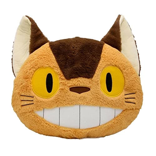 Image of Semic Distribution My Neighbor Totoro Plush Cushion Catbus Orange/Brown 100% Polyester in Polybag