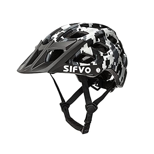 Image of SIFVO Kids Bike Helmet Kids Helmet Age 6 + Boys and Girls Bike Helmets with Cool Visor, Bike Helmets for Kid, Youth Bike Helmet Adjustable & Lightweight (54-57cm)