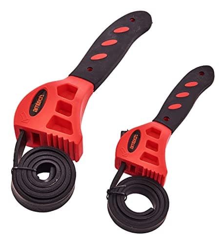 Image of Amtech S0875 2 Piece Strap Wrench Set