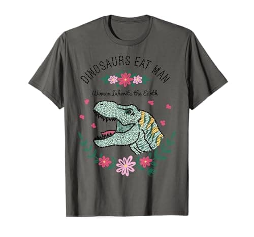 Image of Jurassic Park Dinos Eat Man Women Inherit The Earth T-Shirt