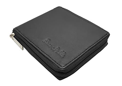 Image of Buono Pelle Mens Designer Zip Around Genuine Soft Real Leather Wallet Credit Card Holder Purse