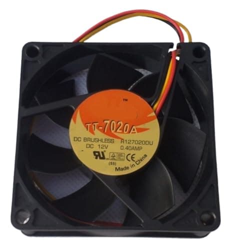 Image of JJKKOZVQF 7cm Axial CPU Cooler Heatsink Fan R127020DU 70mm 12V 3-Pin Ball Bearing Fan