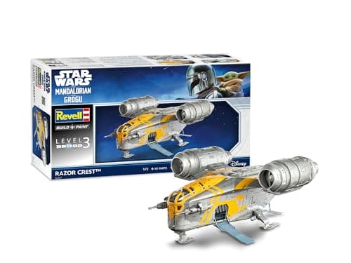 Image of Revell 06747 Star Wars The Mandalorian and Grogu Movie: Razor Crest 1:72 Scale - Unbuilt/Unpainted Plastic Model Kit