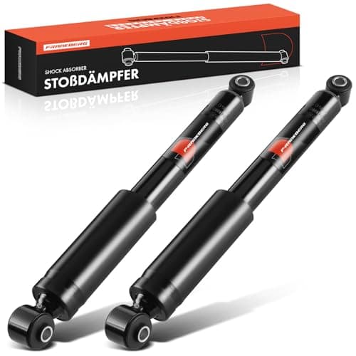 Image of Frankberg 2x Shock Absorber Strut Rear Left Right 478mm Gas pressure Compatible with Vivaro Box X83 Trafic II Bus JL Vivaro Estate X82 Replace# 315865, 312656