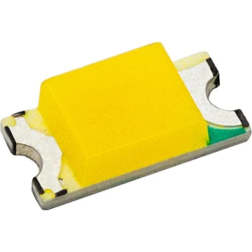 Image of 50x Superbright LEDs SMD 1206 Warm White 3000K 20mA 2,9V 150…300mcd 120° 3,2x1,6mm