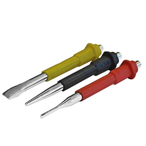 Image of Roughneck ROU31176 31176 Punch and Chisel Set - Black (3-Piece)