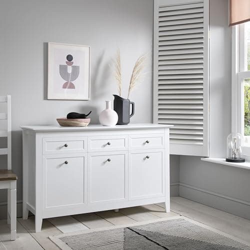 Image of Noa and Nani Karlstad Sideboard with Drawers in Classic White