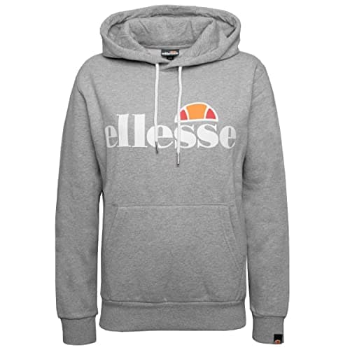 Image of ellesse Women's Torices Hoodie,Grey Marl,XS/8(Manufacturer Size: 36)