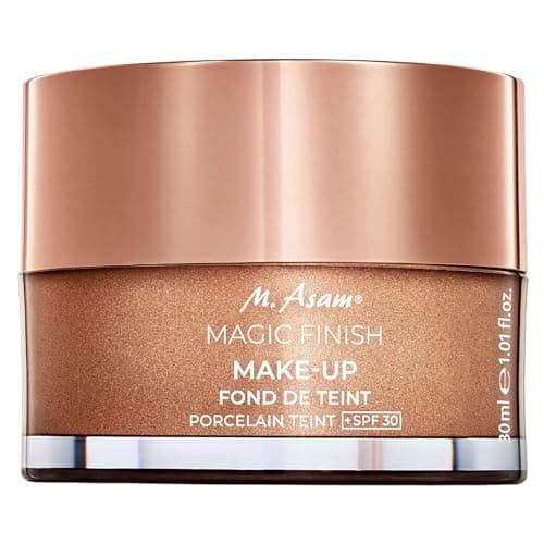 Image of M. Asam Magic Finish Porcelain Teint Make-Up Mousse (1.01 Fl Oz) – 4in1 Primer, Foundation, Concealer & Powder With Buildable Coverage, Hides Redness And Dark Spots, Vegan, For Very Light Skin Tones