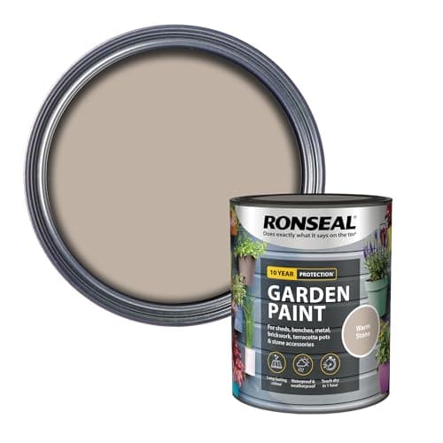 Image of Ronseal RSLGPWS750 750 ml Garden Paint - Warm Stone