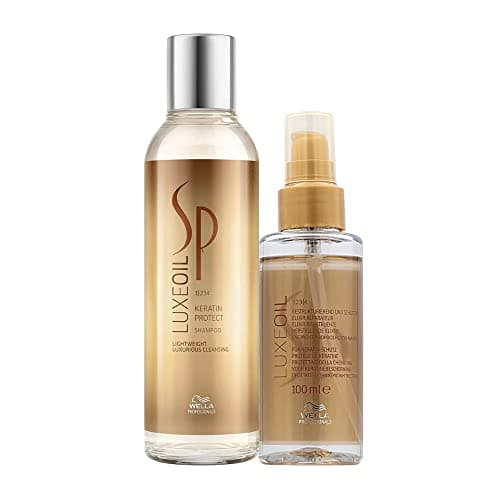 Image of WELLA SP System Professional Luxe Oil Duo Keratin Protect Shampoo 200ml + Lux...