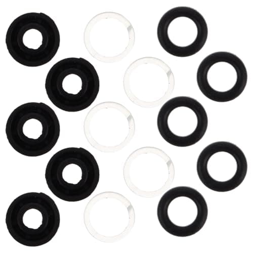Image of Alipis Hydraulic Floor Jack Oil Seal Replacement Kit with 5 Sets of Oil Seals Seal Cups O-Rings and Open Gaskets for 3 Ton Jack Maintenance and Repair