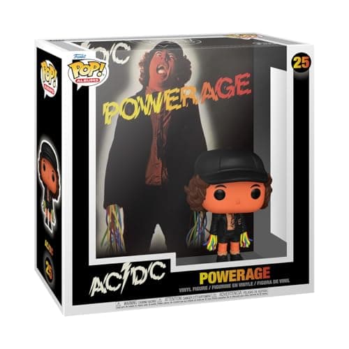 Image of Funko POP! Albums: AC/DC - Powerage - Collectable Vinyl Figure - Official Merchandise - Music Fans - Model Figure for Collectors and Display