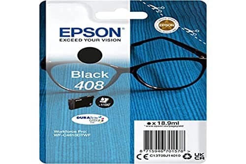 Image of Epson Genuine Ink Singlepack Black 408 DURABrite Ultra