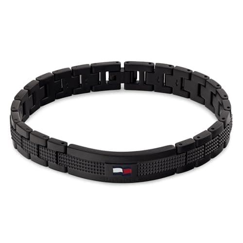 Image of Tommy Hilfiger Jewelry Men's Link Bracelet with Black Ion Plating (IP) - 2790420