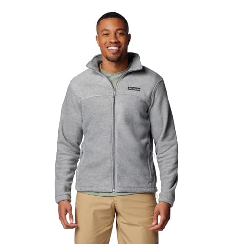 Image of Columbia Men's Powder Lite Jacket Puffer Jacket, Peatmoss Heather, Size L