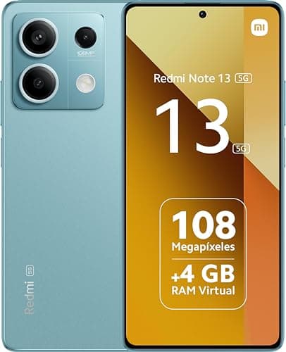 Image of Xiaomi Redmi Note 13 5G 8+256GB - Ocean Teal UK (Version 2 Years Warranty)
