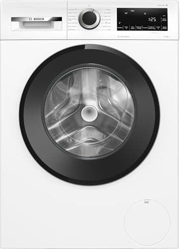 Image of Bosch, Series 6, WGG254Z1GB, 10kg, 1400rpm Washing Machine with Iron Assist, Anti Stain, Active Water Plus, Eco Silence Drive, SpeedPerfect, LED Display, White with a Black door