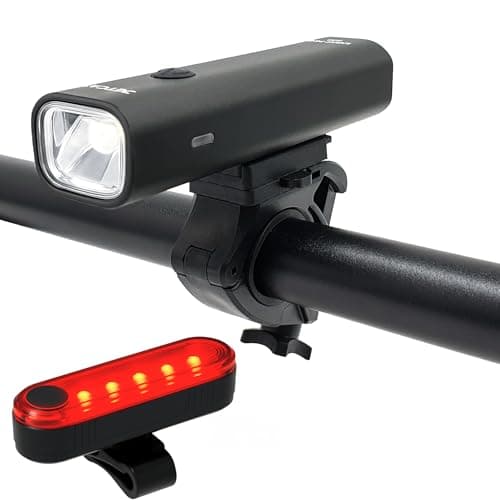 Image of JETCAT - bike lights for night riding, front and rear bike lights, light bar for ebike bike headlights, bike headlights, led bike lights, light set