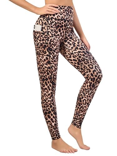 Image of Love My Fashions® Leggings for Women UK Tummy Control High Waist Gym Leggings with Pockets Camouflage & Leopard Print Ladies Tights Buttery Soft Stretchy Yoga Pants
