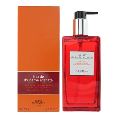 Image of Hermès Eau De Rhubarbe Écarlate Hair And Body Shower Gel 200ml