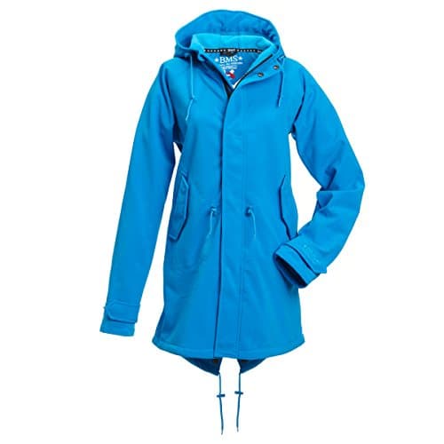 Image of BMS Men's coat Hooded Coat - Turquoise - UK 14