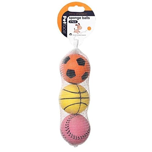 Image of Petface 3 Pack Sponge Balls (PACK OF 4)