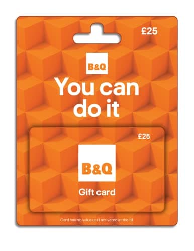 Image of B&Q £25 Gift Card - UK Redemption Only - Delivered by Post
