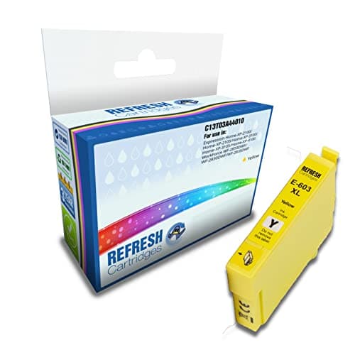 Image of Refresh Cartridges Remanufactured Ink Cartridge Replacement for Epson 603XL High Capacity Yellow (C13T03A44010)