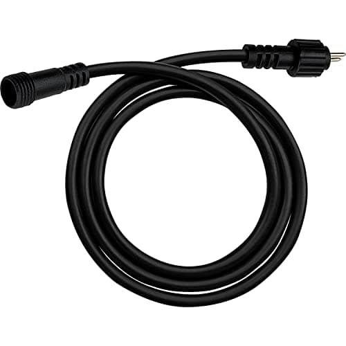 Image of Luceco LED Garden Spike Kit 2 Meter Extension Cable Black