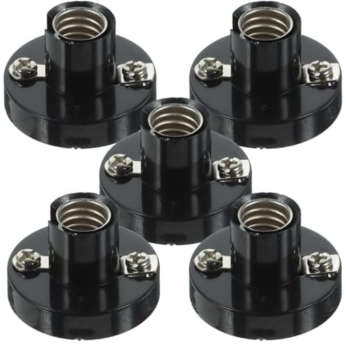 Image of Veemoon E10 Screw Lamp Holder 5Pcs Mini Light Bulb Socket for Home and Commercial Fixture Replacement