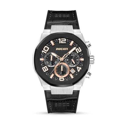 Image of Ducati DTWGC0001102 Men's Analog Watch with Black Dial