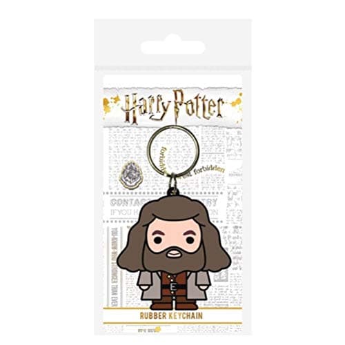 Image of Harry Potter (Hagrid Chibi) Rubber Keychain