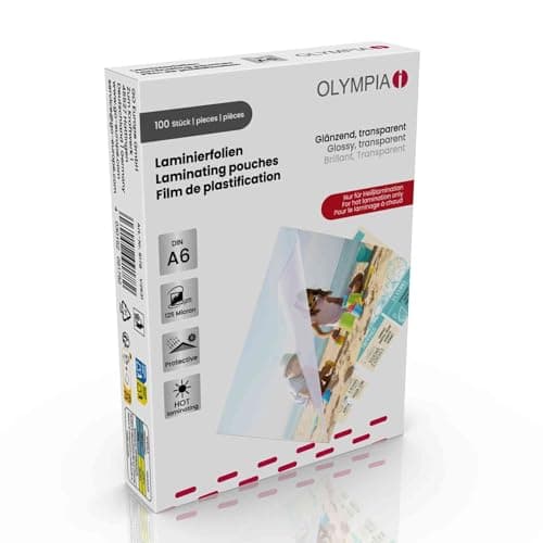 Image of Olympia 9178 Laminating Pouches DIN A6 125 Micron