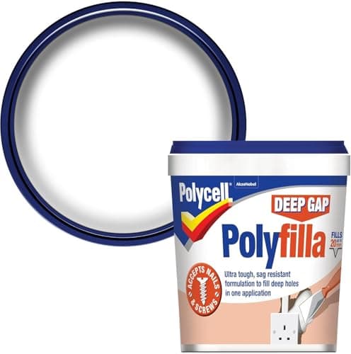 Image of Deep Gap Polyfilla 1L – Interior Wall Filler for Deep Holes, Cracks & Gaps | Easy Sanding, Paintable, Long-Lasting Repair Solution