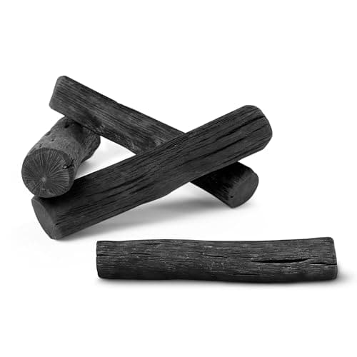 Image of BLACK+BLUM | Charcoal Water Filter Sticks | Traditional Japanese Charcoal Water Filter System, Hydration + Carbon Filter for Water Bottles + Water Dispensers | 4 Pieces, Last 6 Months Each, Wood Black