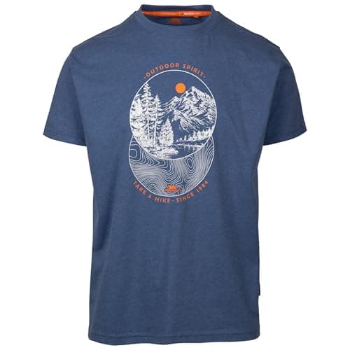 Image of Trespass Mens Casual Fit T-Shirt Printed Design Quickdry Top Flagel